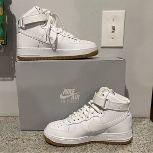 Nike air force 1 high gs white gum